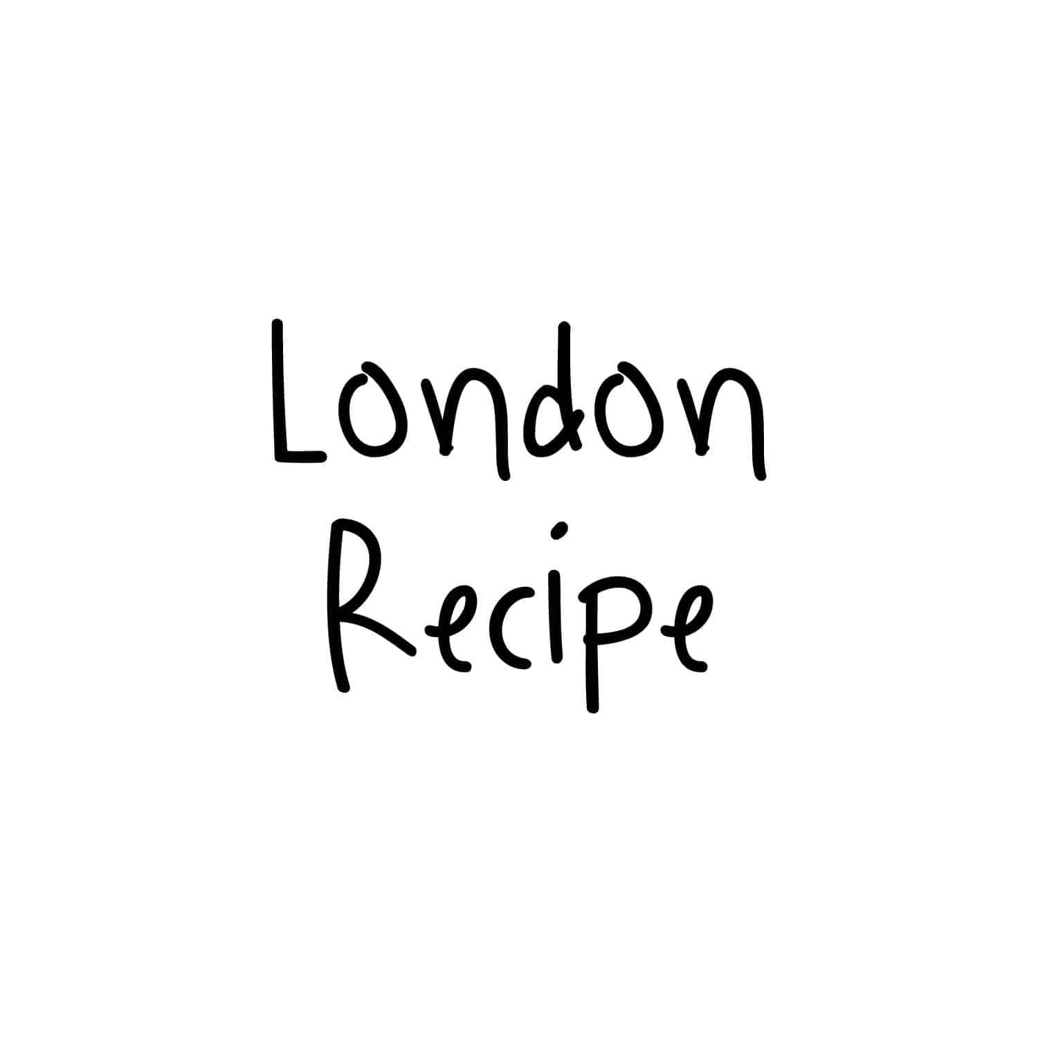 [FONT] Recipe_London